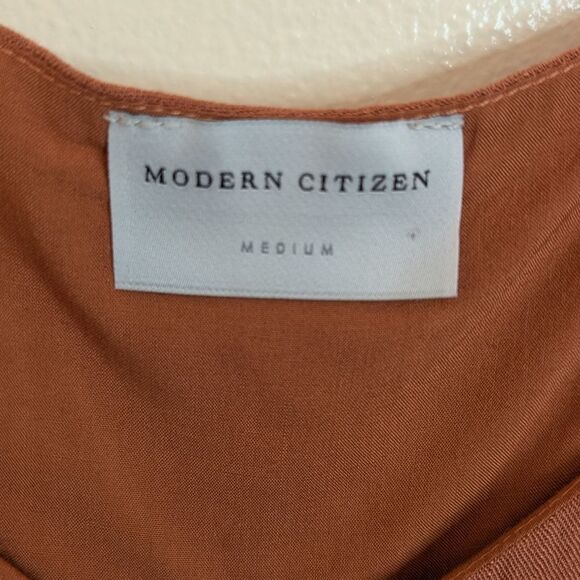 Modern Citizen Wide Leg Jumpsuit Cropped Pockets Size Medium - Picture 10 of 10